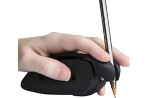 Zephylix Assistive Writing and Drawing Device, Finger Holder Tool for Left or Right Hands Black