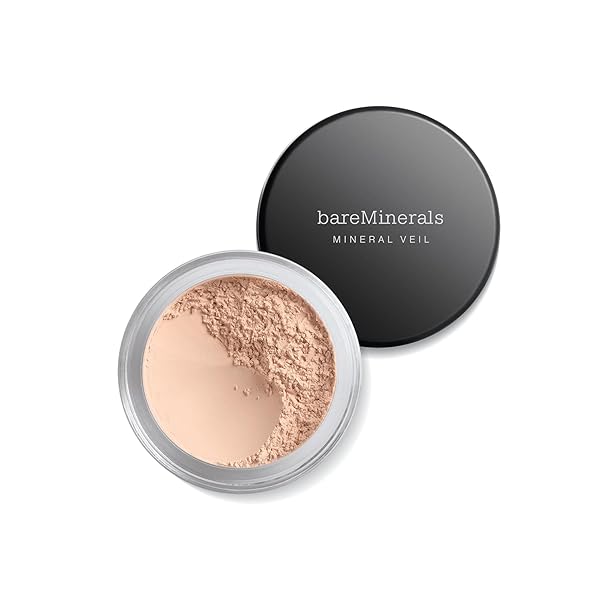 BAREMINERALS MINERAL VEIL TRANSLUCENT SETTING POWDER, WEIGHTLESS BLURRING, BAKING + FINISHING POWDER MAKEUP, EXTENDS MAKEUP WEAR, TALC FREE, VEGAN