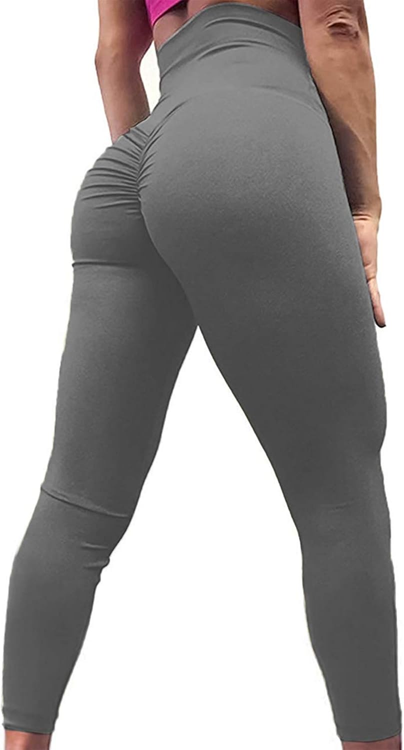 workout pants with ruching