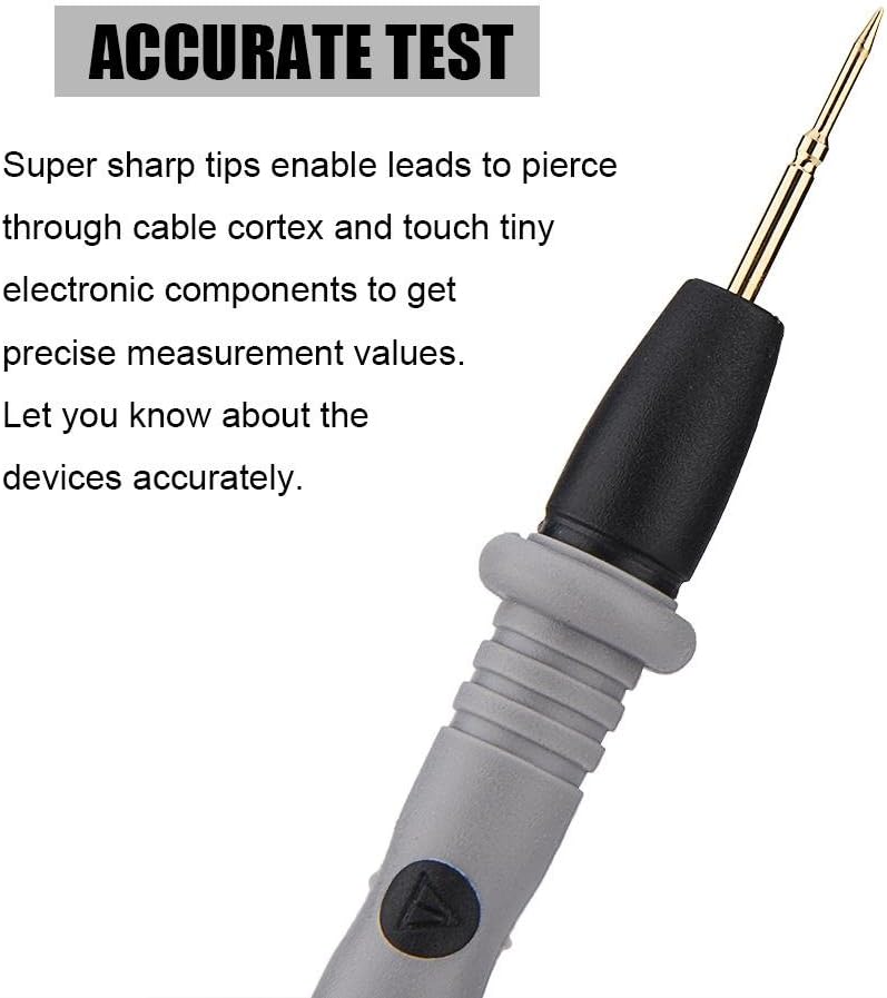 Diydeg 1000V 20A Universal Compatibility Test Leads Banana Plug