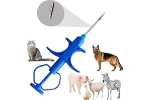 Manruta Animal Identification Microchips, Suitable for Big Dogs,Horse,Goats Cow 12 Gauge (2 Pack, 2.12 X 12 mm) Animal ID Microchip