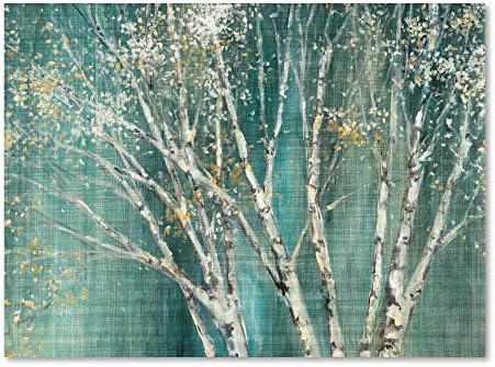Blue Birch by Julia Purinton, 24x32-Inch Canvas Wall Art