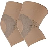 Kinship Comfort Brands Knee Brace Compression Sleeve for Men, Women, Joint Support, Walking, Running, Pain Relief, 2-Pack. Available Sizes S|M|L|XL|XXL