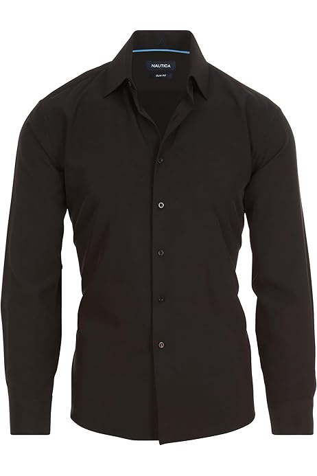 Apt. 9 Slim-Fit Stretch Spread-Collar Dress Shirt - Men at Amazon Men's  Clothing store: Apparel