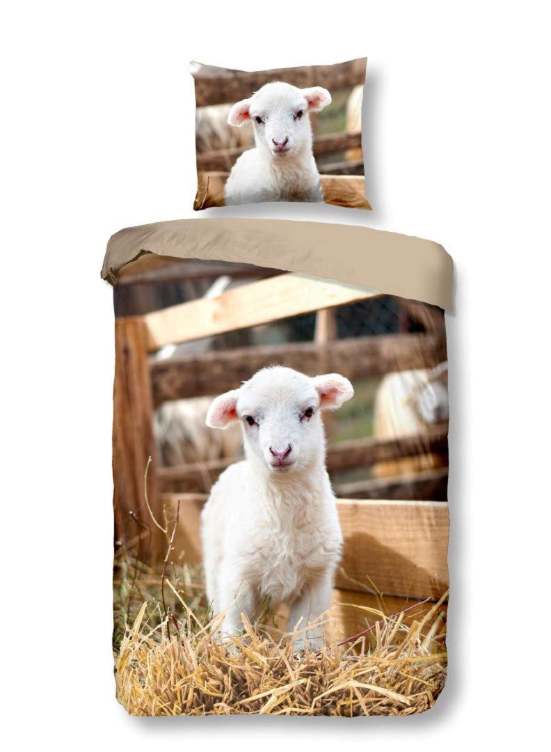 Good Morning Duvet Cover, Cotton, Multi-Coloured, 140 X 200 cm