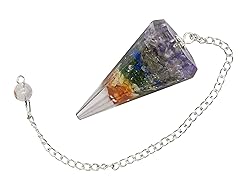 Chakra Orgone Crystal Pendulums for Divination and