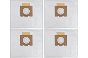 Vacuum Cleaner Bags for Hoover Style H H81/H81 Pure EPA/Telios Extra Canister, Multi-Layer Microfiltration Dust Bags, Replace