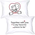 BoldLoft Together Is My Favorite Place To Bee, Coppia Di Federe Regalo