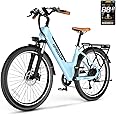 VELECTREC Electric Bike for Adults-Blue
