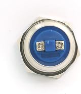 DollaTek 25mm Flat Angel Eye LED Momentary Reset Push Button Switch 12V DC view 8