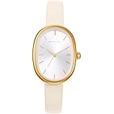 Wristology Oval Womens Watch Vintage Style Interchanageable Band Adjustable Easy Read Analog