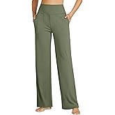 Willit Women's Wide Leg Yoga Pants with Pockets Stretch Loose High Waist Comfy Soft Casual Lounge Sweatpants 28"/30"