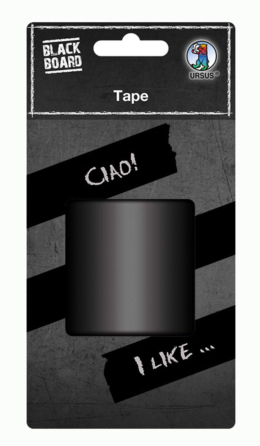 Ursus 42820000 Blackboard Film Tape Matt Black Approx. 50 mm x 5 m