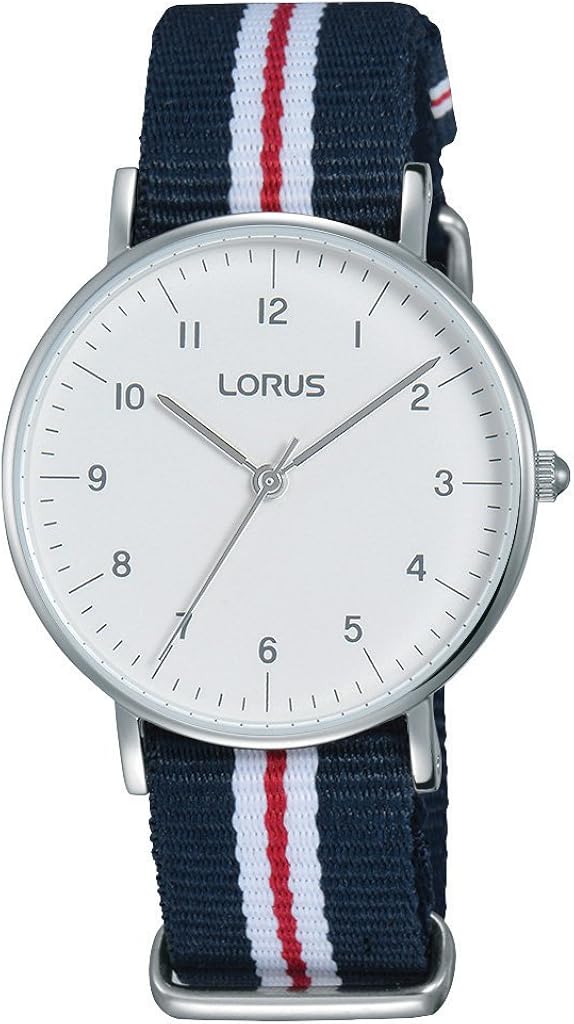 Lorus Reloj Analógico para Mujer de Cuarzo con Correa en Tela RH805CX9