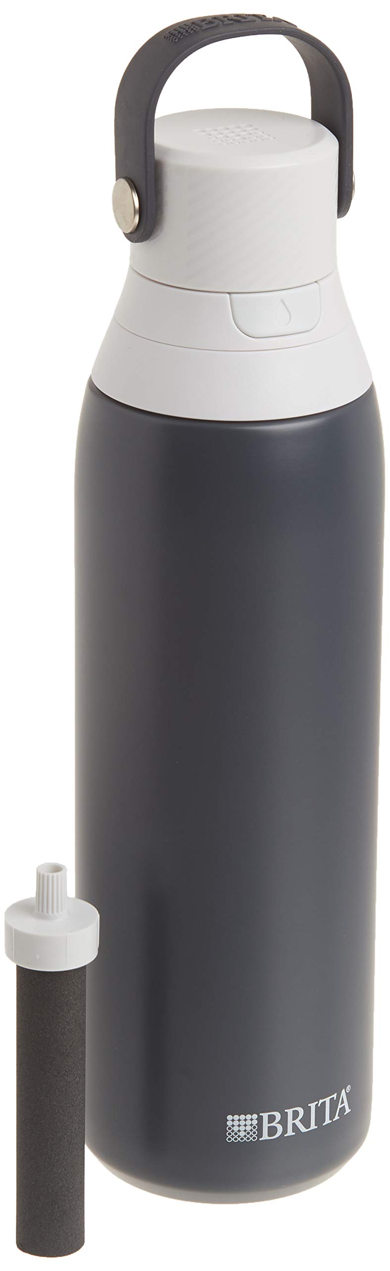 Bouteille Filtrante Brita Premium – 20 Oz – Acier Inoxydable Double Paroi – Rose – Occasion
