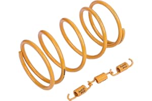 Glixal ATKS-03902 Chinese Scooter High Performance Racing Torque Spring clutch springs GY6 50cc-100cc 139QMB Engine Moped ATV (1500RPM,Yellow)