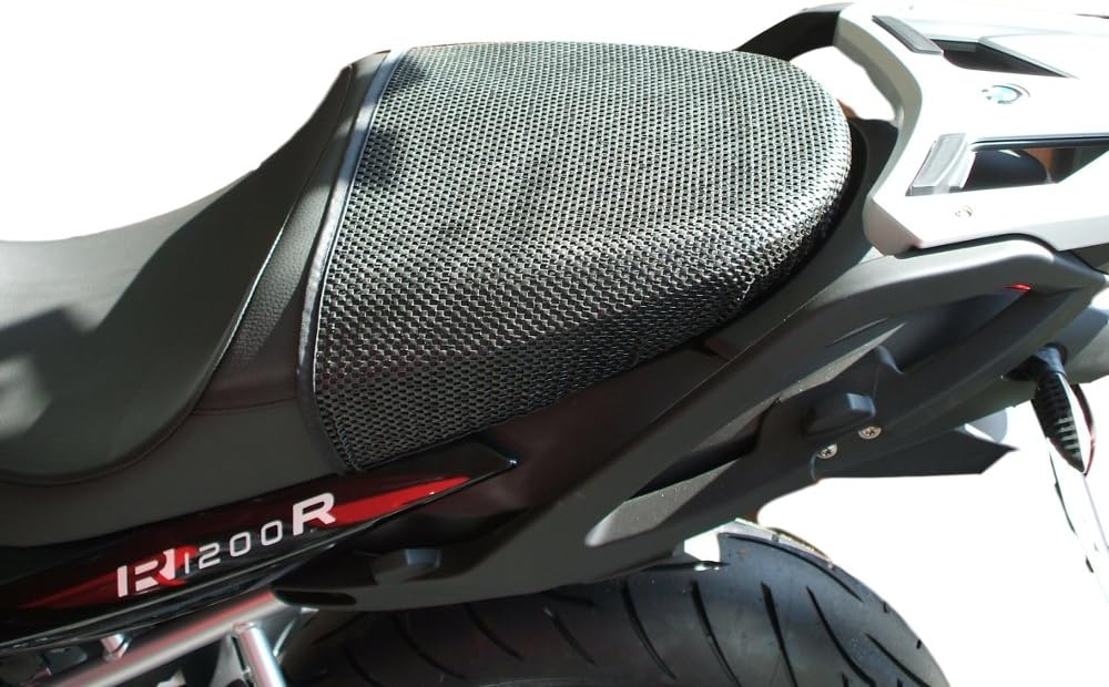TRIBOSEAT BMW R1200R Comfort SEAT (2015-2018) Anti Slip Motorcycle Passenger SEAT Cover Accessory Black. Sole Manufacturer and Distributor Worldwide Since 2002
