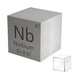 Niobium Cube 10MM Metal Density Cubes Pure Metal