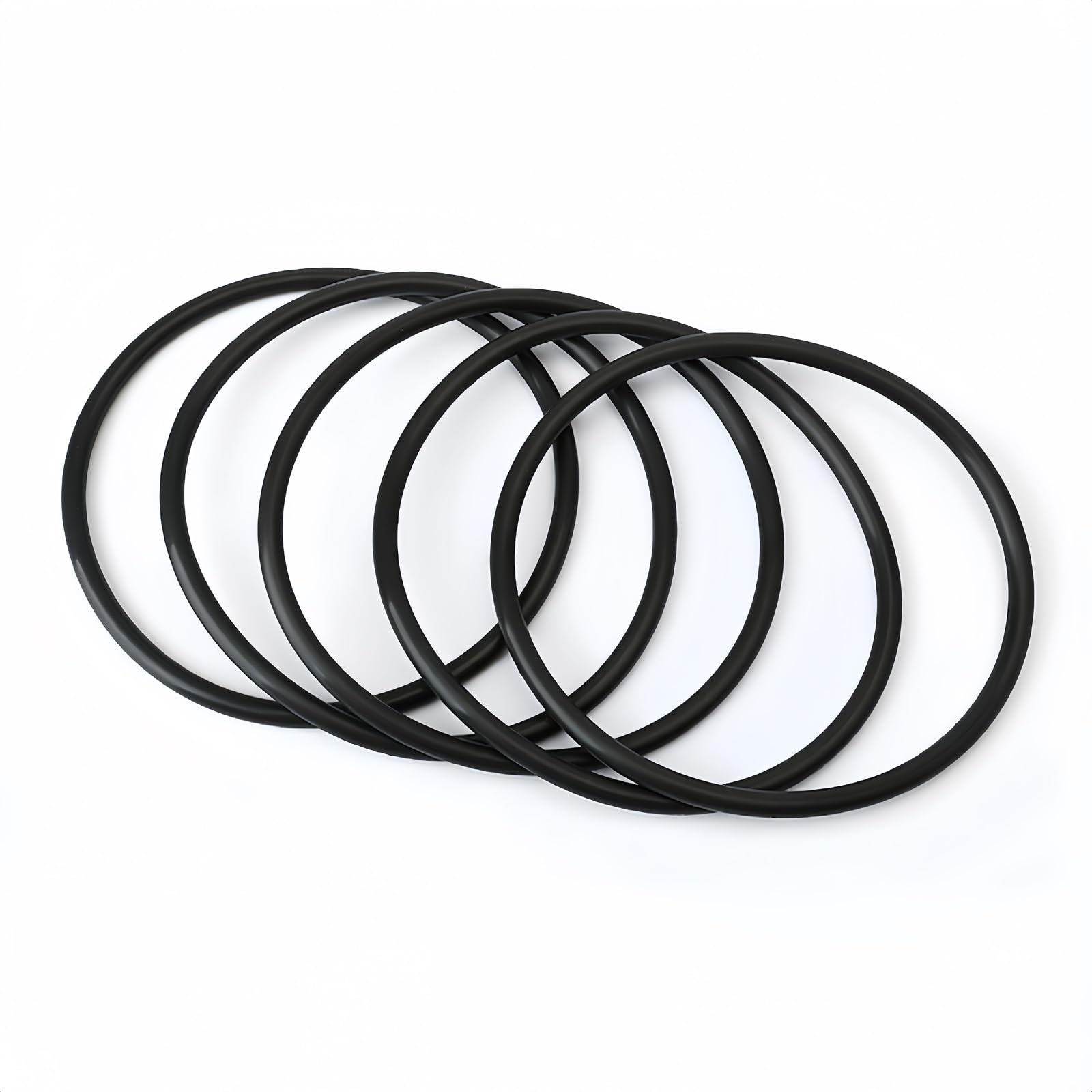 Boxonly 10 PCS O Rings Nitrile Rubber Round O-Rings Seal Grommets 96mm OD 89mm ID 3.5mm Width Metric Sealing Washer O-Ring Gasket Black