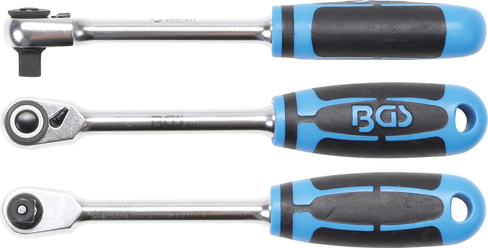 BGS 611 | Reversible Ratchet | Fine Tooth | 10 mm (3/8")