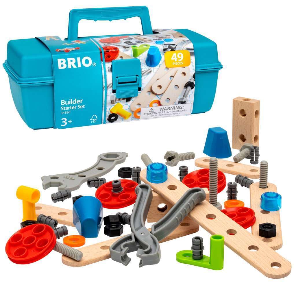 BRIO Builder Starter Set - Learning, Building, Educational and Construction Toys for 3 Year Olds and Up — image 1