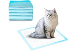 ZUQQONY Cat Litter Pads, 23.5” L x 17.5” W Cat Pad Refills for Litter Box, 10 Count Pee Pads for Most Cat Litter Box, Odor Control Cat Pee Pad, Super Absorbent Leak-Proof, Fresh Scent