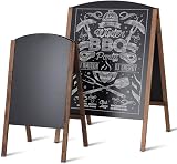 Tangzon A-Board Chalkboard Double Sided Freestanding Indoor Sign 65x65x97cm view 8