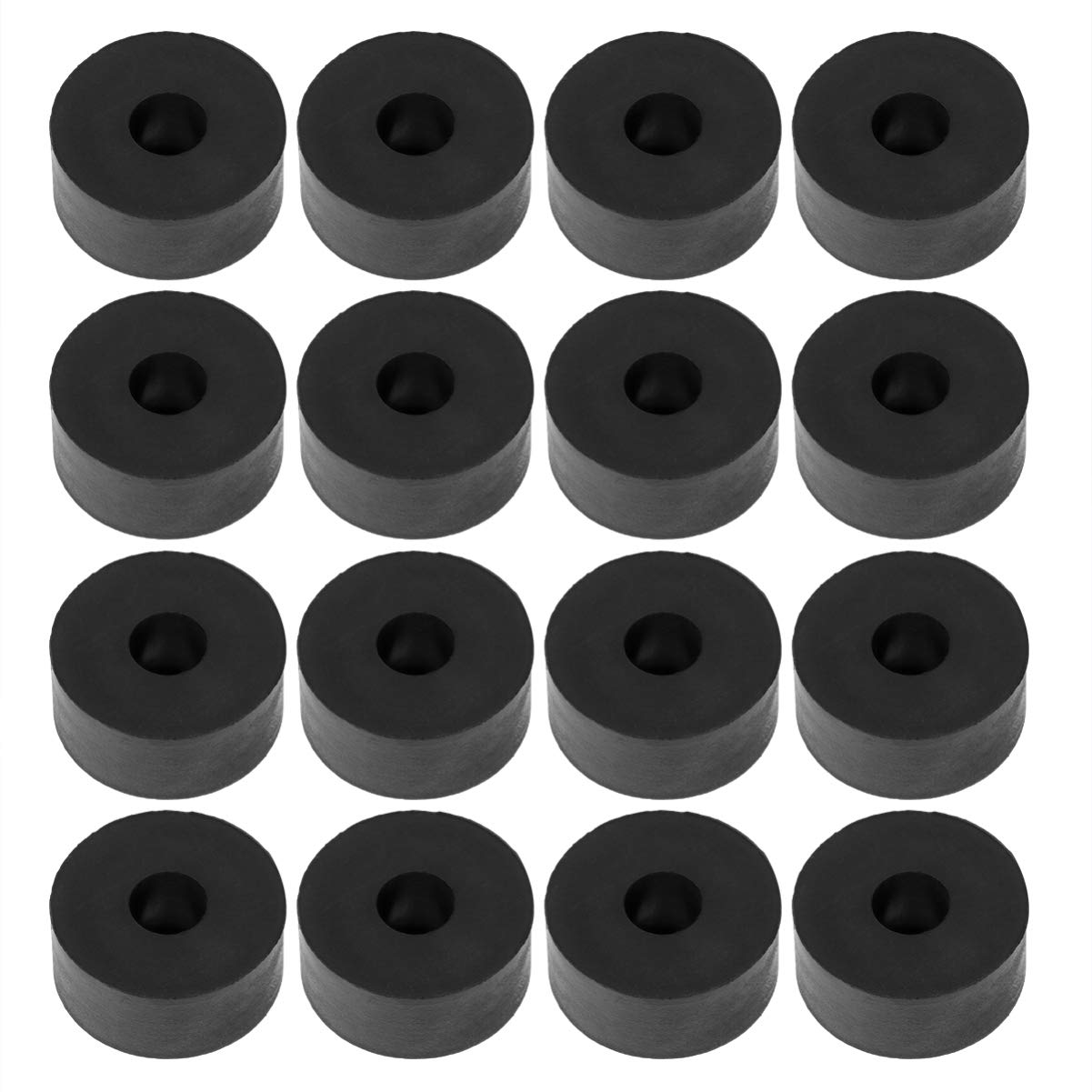 YARNOW 20PCS Flowerpot Foot Pads, Round Rubber Potted Plant Stand, Pot Risers Shock Absorbing Mats for Indoor Outdoor Gardening Plant Container