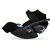 Cybex Cloud G Pro Rear Facing Baby &amp; Infant Car Seat - Moon Black | Travel Child Car Seat for Infants &amp; Newborns, Comes with Load Leg Base, Features SensorSafe &amp; Easy LATCH Install