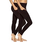 Felina Women's Athletic Pocket Leggings 2-Pack