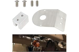 MGWILL Universal Watermelon Light Mounting Bracket Under Frame Angled Stainless Steel - Without Light