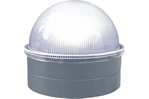 Classy Caps CH2233S Summit Solar Post Cap for Chain Link Fence Post, Fits 2", 2.5", & 3" Diameter Posts, Silver