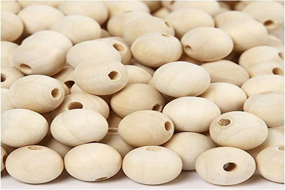 Wooden beads, D: 15 mm, hole size 3 mm, china berry, 500pcs