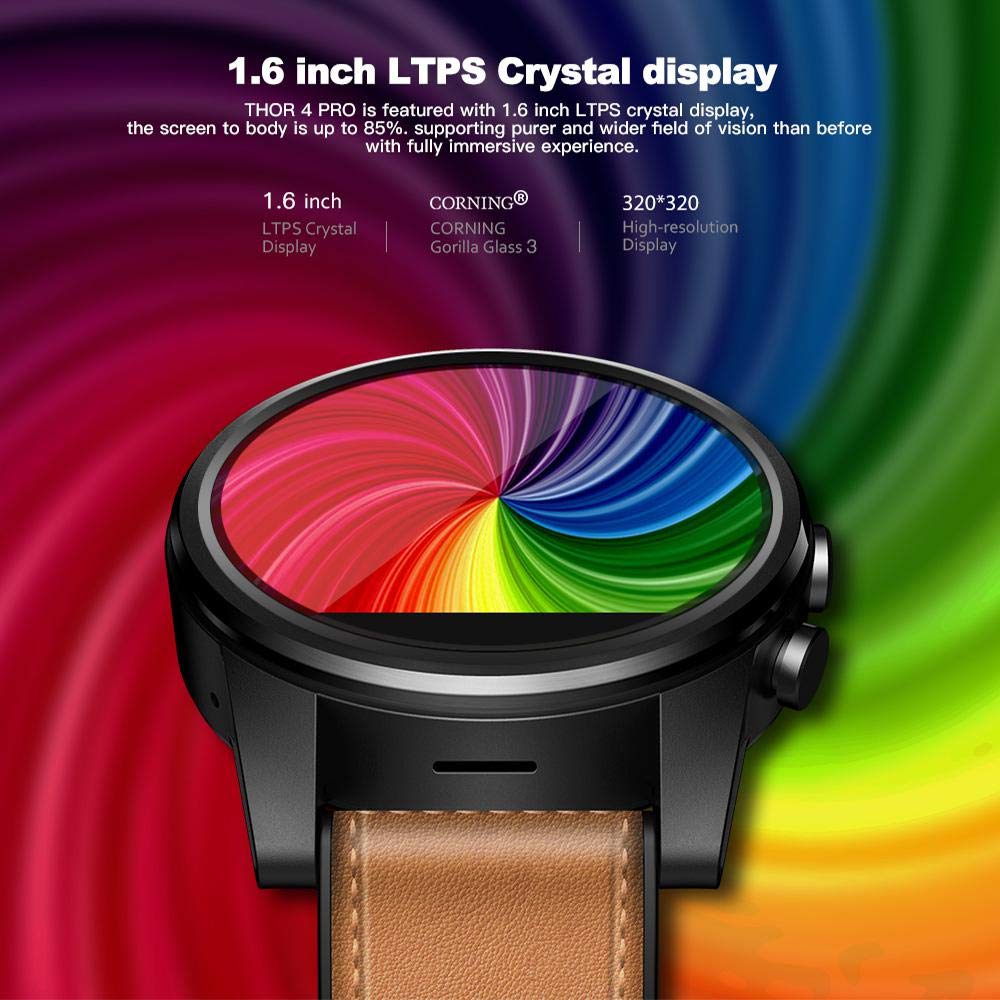 Zeblaze Thor 4 Pro 4G SmartWatch, 1.6 Pulgadas LTPS Crystal ...