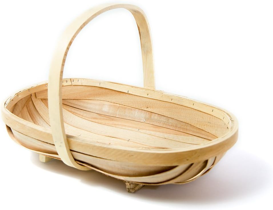 dill and mint Selection of wooden trugs Various sizes (Plain (v1), Small (30x30cm))