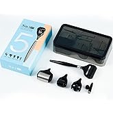 5 in 1 Derma Roller Kit with 0.3mm Microneedle Roller & Ice Roller for Face & Body/Beard & Hair, At-Home Beauty Tool Set