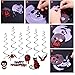 UNOMOR Halloween Hanging Decorations, Creepy Swirl Ceiling Party Decorating Kit for Haunted House – 17pcs
