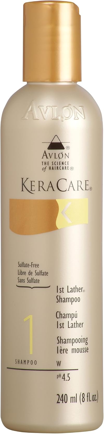KeraCare 1st Lather Shampoo Sulfate-Free 8oz 240ml Cleans Hair Products