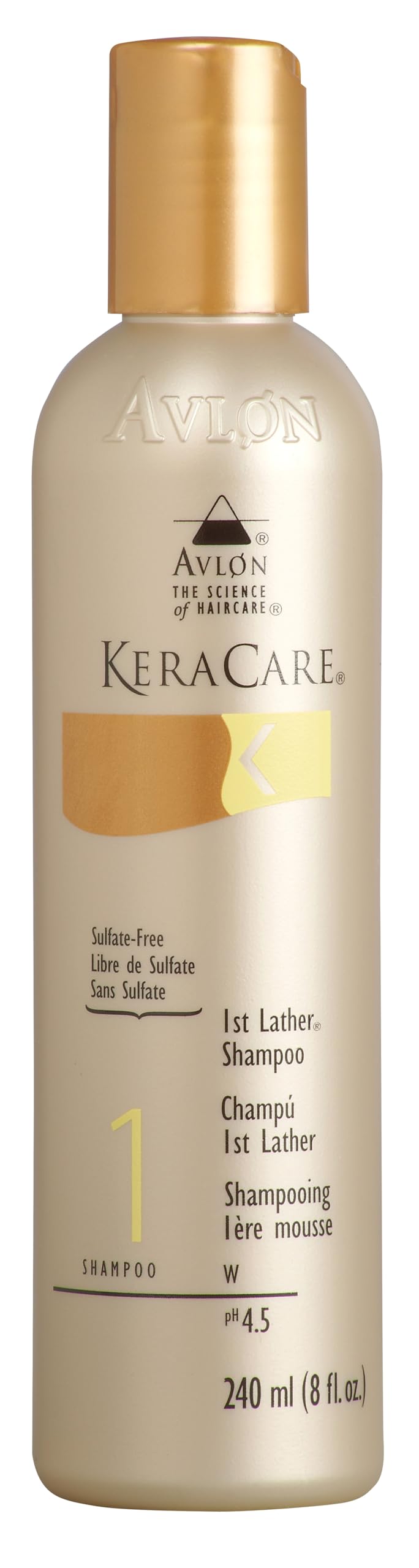 Avlon KeraCare 1st Lather Shampoo(Sulfate-Free), 8oz/240ml