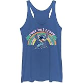 Junior's Lilo & Stitch Cute But Crazy Racerback Tank Top