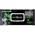 FIGHT WIPES Boxing Glove Deodorizer, Cleaner, & Odor Eliminator for Muay Thai, MMA & Combat Sports Equipment Alcohol Free, Skin Safe Cleansing Wipes for Martial Artists