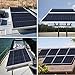 HQST 100 Watt 12 Volt Polycrystalline Solar Panel Kit with 20A 12/24V MPPT Solar Charge Controller, 20Ft 12AWG Panel and Controller Connector Cables, Z-Brackets,LCD Display