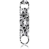 TASDANA Skull Stainless Steel Bottle Opener Pirate Bone Octopus Tentacle Evil Rock-N-Roll Style Flat Beer Bottle Opener Keychain for Home Kitchen Bar Restaurant Party Birthday Gift