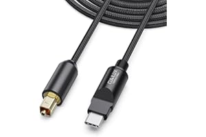 Cubilux USB C to TOSLINK Optical Audio Cable, Unidirectional Type C to SPDIF Digital Aux Cord, S/PDIF Transmitter for Compute