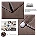Guken Armchair Organizer Couch Caddy Sofa Armrest Organizer Non Slip Remote Control Holder for Recliner with 6 Pockets for Tablet, Phone, Books, Magazines, 20''x35'', Chocolate
