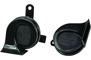 HELLA 012010901 Black 12V BX Trumpet Horn Kit (Toyota)