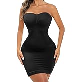 Strapless Shapewear Bodysuit for Women, Tummy Control Shapewear, Seamless Full Body Shapewear