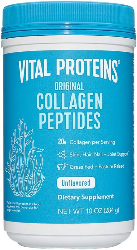 Vital Proteins Collagen Peptides Powder - Pasture Raised, Grass Fed, unflavored 20 oz: Health & Personal Care