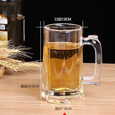 Vaso de vino jarras de cerveza transparentes jarras de cerveza ...