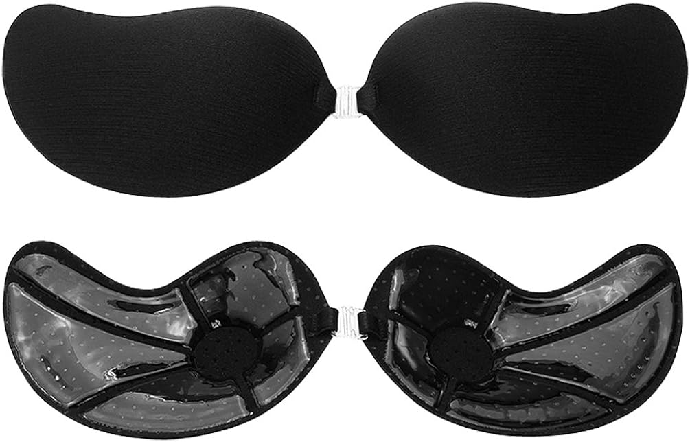 Brushed Thickened Breathable Invisible bio Glue Bra at Amazon Women’s